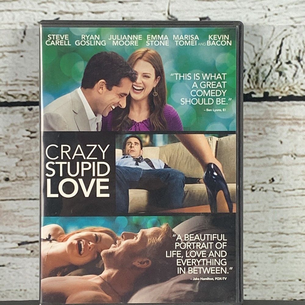 Crazy, Stupid, Love. (DVD, 2011) Steve Carell,‎ Julianne Moore, Marisa Tomei